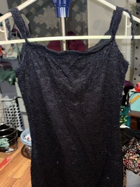 Ambiance Black Lace Mini Dress